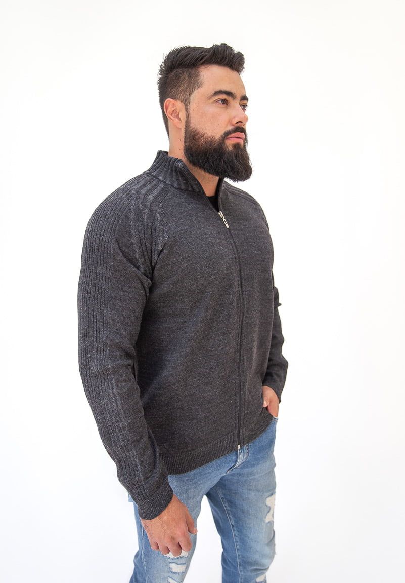 Compra online de Casaco de mistura de lã masculina jaqueta de lã