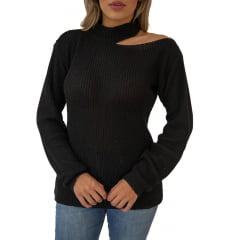 Blusa Feminina Tricô Ponto Fang Paola 0235