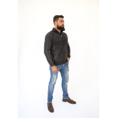 Jaqueta Masculina tricô 100% Algodão Mônaco 7183