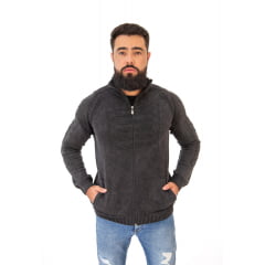 Jaqueta Masculina tricô 100% Algodão Mônaco 7183