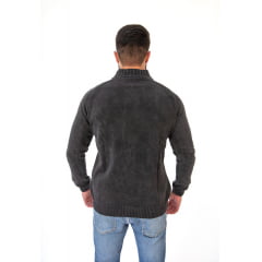Jaqueta Masculina tricô 100% Algodão Mônaco 7183