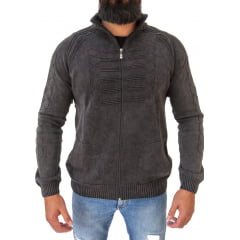 Jaqueta Masculina tricô 100% Algodão Mônaco 7183
