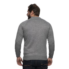 Jaqueta Masculina Tricô Lã Mescla Dallas 7137