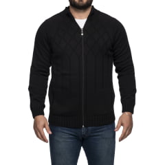 Jaqueta Masculina Tricô Lã Mescla Dallas 7137