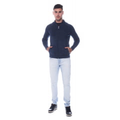 Jaqueta Masculina Tricô Estonado Viena 7171 - 100% Algodão