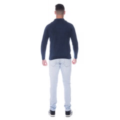 Jaqueta Masculina Tricô Estonado Viena 7171 - 100% Algodão