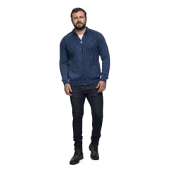 Jaqueta Tricô Estonado Espanha 100 % Algodão 7148 