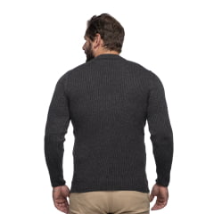 Suéter Masculino Tricô Lã Mescla Gola Alta Roma 7186