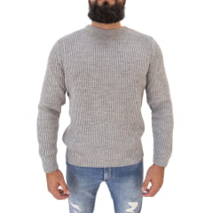 Suéter Masculino Tricô Lã Mescla Moscou 7176