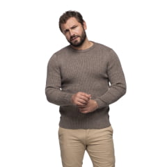 Suéter Masculino Tricô Lã Mescla Moscou 7176