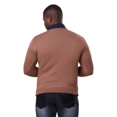 Suéter Masculino Tricô Decote V 72052